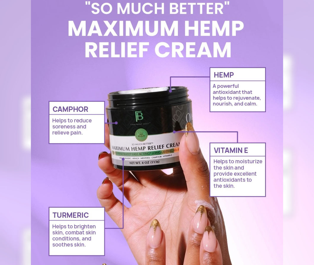 Hemp Pain Relief Cream